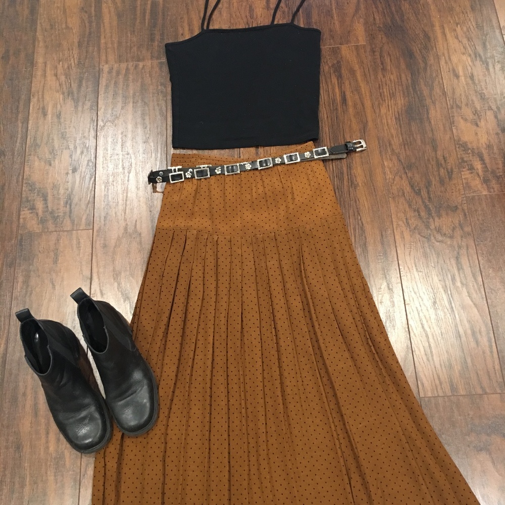 VINTAGE Carole Little Polka Dot Skirt